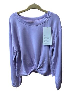 All in Motion Girl’s Modal French Terry Crewneck Sweatshirt - Size S (6/7)